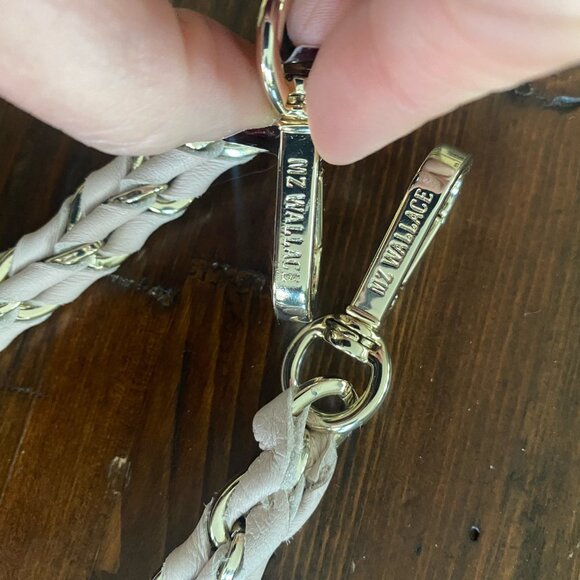 MZ Wallace Rose Gold Metallic Chain Strap Gold Tone Hardware EUC - Picture 2 of 4